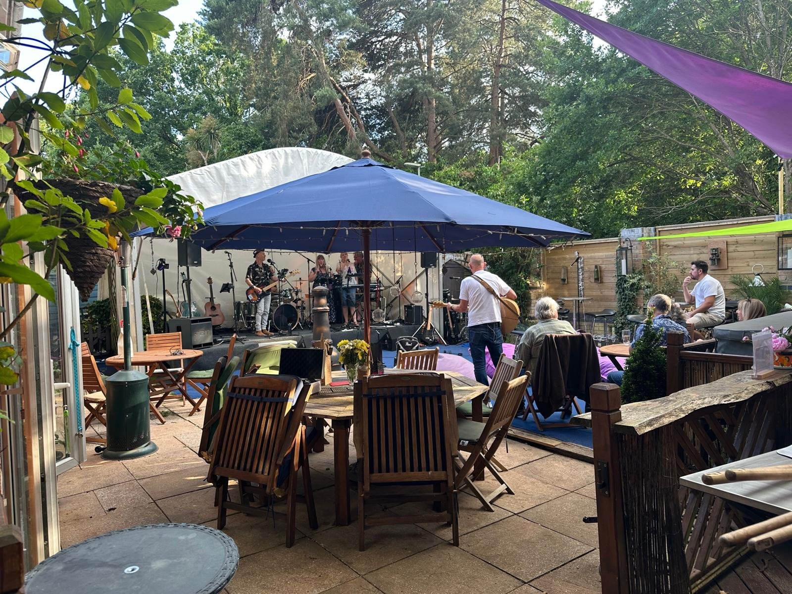 Live band performing at a 60th birthday celebration